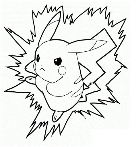 free printable coloring pages pikachu|Pikachu Coloring Pages (Free PDF Printables)